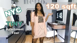 120sqft Tiny  Micro NYC Apartment Tour Manhattan Studio in New York Knowing Home wNyasia Ep 2 [upl. by Brena]