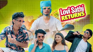 LOVI SATHI RETURNS  COMEDY VIDEO  GANESH GD [upl. by Nashner]