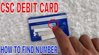 ✅ How To Find CSC Debit Card Number 🔴 [upl. by Atinyl]