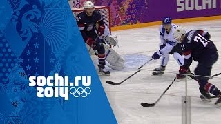 Ice Hockey  USA 0  5 Finland  Mens Full Bronze Medal Match  Sochi 2014 Winter Olympics [upl. by Farley]