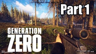 GENERATION ZERO PS4 PRO Gameplay Walkthrough Part 1 No Commentary [upl. by Nilyak159]