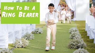 The Official Ring Bearer  Alex amp iLed Wedding [upl. by Atinod281]