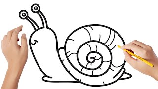 Comment dessiner un escargot [upl. by Weiser909]