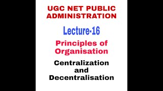 Centralization and Decentralisation [upl. by Kcirdneh]