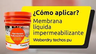 Membrana liquida impermeble  Paso a paso Weber [upl. by Odrahcir]