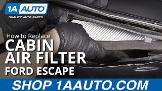 How to Replace Cabin Air Filter 0812 Ford Escape [upl. by Ed830]