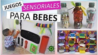 Juegos Sensoriales para BEBES  Tablero Montessori  Botellas sensoriales [upl. by Nolyag]