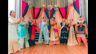 GIDHA amp BOLIYAN PERFORMANCE AT SANGEET  AMAN amp SIMAR 2022  ADELAIDE AUSTRALIA [upl. by Hubing]