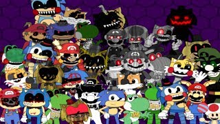 FNAS Maniac Mania  ALL ANIMATRONICS  EXTRA [upl. by Susumu]