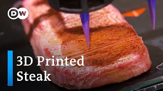 3D Printed Vegan Steak That Tastes Like Real Meat [upl. by Rialc]