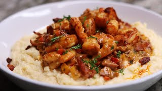 The Secret To Make The BEST Cajun Shrimp and Grits 🔥 Shrimp and Grits Recipe [upl. by Bradley]