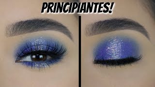 Maquillaje Azul Dramático  PRINCIPIANTES [upl. by Valoniah]