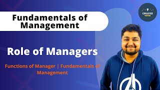 Fundamentals of Management  Functions of Manager [upl. by Rahr]