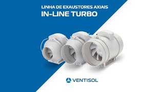 Exaustores InLine Turbo Ventisol [upl. by Ahto]