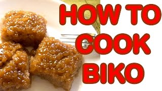 HOW TO COOK BIKO RICE CAKES PANLASANG PINAY [upl. by Goober]