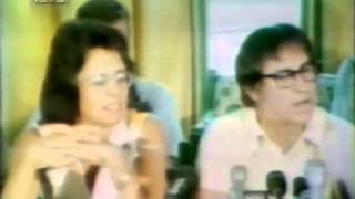 Billi Jean King vs Bobby Riggs Battle of the Sexes [upl. by Llertnod]