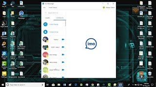 How to use Imo in Laptop Desktop Windows 10 8  7 [upl. by Assilym]