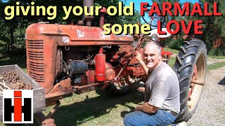 how to service your FARMALL tractor [upl. by Nert]