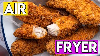 BEST Air Fryer Chicken Tenders Recipe ✅ Ninja Foodi XL [upl. by Ahtan]