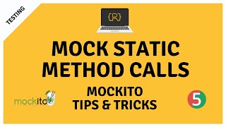 Mocking Static Methods with Mockito using Java [upl. by Randolph]