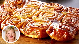 Professional Baker Teaches You How To Make CINNAMON BUNS [upl. by Airotnes]