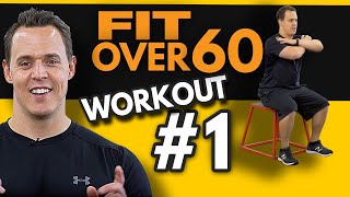 Fit Over 60 Workout 1 BEGINNERS FULL BODY [upl. by Sumner847]