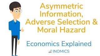 Asymmetric Information Adverse Selection amp Moral Hazard  Economics Explained [upl. by Tilney]