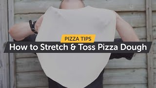 How to Stretch and Toss Pizza Dough  Making Pizza at Home [upl. by Amado673]