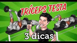 TRÍCEPS TESTA  3 DICAS PARA FAZER CERTO [upl. by Grieve]