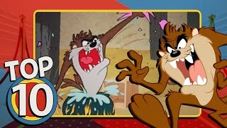 Looney Tunes  Tazs Top 10 Tantrums [upl. by Nosle]