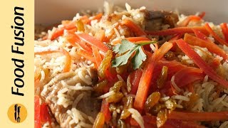 Kabuli Pulao  Afghani Pulao Simplified Recipe By Food Fusion [upl. by Nirro]