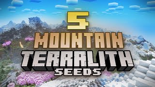 5 STUNNING Mountain Seeds For Minecraft Terralith [upl. by Varuag856]