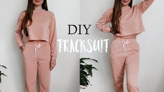 Tracksuit From Scratch  DIY Tracksuit Pattern Making  Sewing Tutorial [upl. by Livvy]