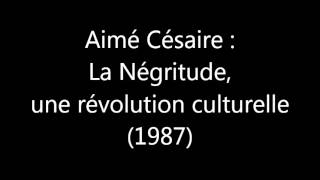 Aimé Césaire  la Négritude une révolution culturelle 1987 [upl. by Carrissa43]