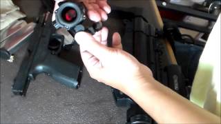 BARSKA RED DOT SIGHT RANGE REVIEW [upl. by Attennaj783]