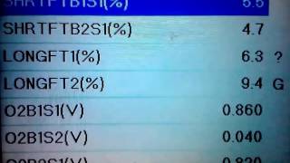 how to read 02 sensors short and long term fuel trims [upl. by Carly998]