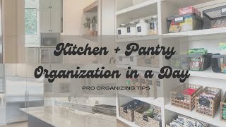 Luxury Kitchen  Pantry Organization in a Day I PRO TIPS FOR HOME ORGANIZATION [upl. by Seligman]