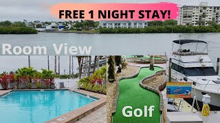 Holiday Inn amp Suites Clearwater Beach SHarbourside  Hotel amp Room Tour  Travel Vlog pinayamerican [upl. by Ihcur15]