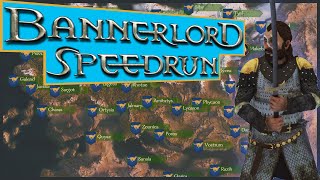 Conquering ALL of Calradia in 7 hours  Mount and Blade II Bannerlord 100 Speedrun  version 121 [upl. by Arny]