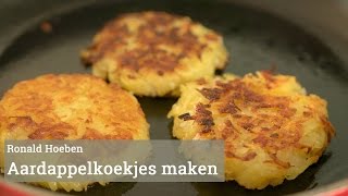 Aardappelkoekjes maken [upl. by Hodosh239]