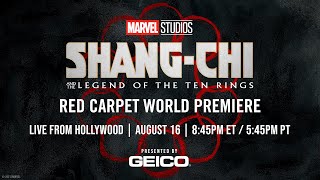 Marvel Studios ShangChi and the Legend of the Ten Rings  Red Carpet LIVE [upl. by Liahkim]