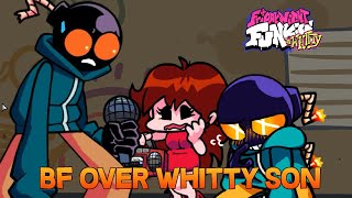 Friday Night Funkin Showcase Mod Whitty Vs Whitty Bro HumanBot [upl. by Gleason]