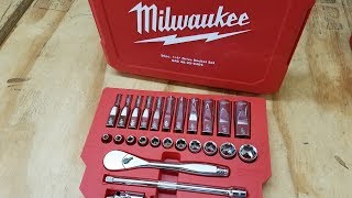 Milwaukee 14quot Ratchet and Socket Set Review [upl. by Willow]