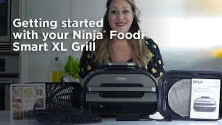 Indoor Grill  Getting Started Ninja® Foodi™ Smart XL Grill [upl. by Mayce]