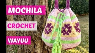 Mochila Wayuu crochet paso a paso [upl. by Flieger]