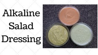 Salad Dressings Dr Sebi Alkaline Electric Recipe [upl. by Henigman]