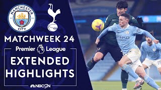 Manchester City v Tottenham  PREMIER LEAGUE HIGHLIGHTS  2132021  NBC Sports [upl. by Allissa]