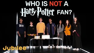 6 Harry Potter Fans vs 1 Fake  Odd One Out [upl. by Calley]