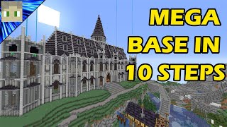 How To Build A MEGA BASE In Minecraft  Tutorial In 10 Simple Steps [upl. by Tann]