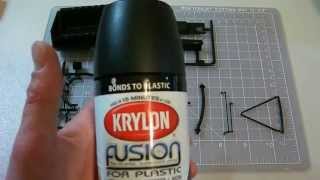 Krylon Fusion Paint Results  Styrene Plastic [upl. by Romulus890]